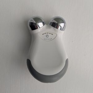 NUFACE Mini Facial Toning Device in White and Gray